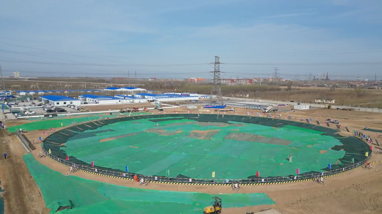 【工程播報(bào)】任丘熱電二期2×350MW熱電聯(lián)產(chǎn)項(xiàng)目冷卻塔工程開工